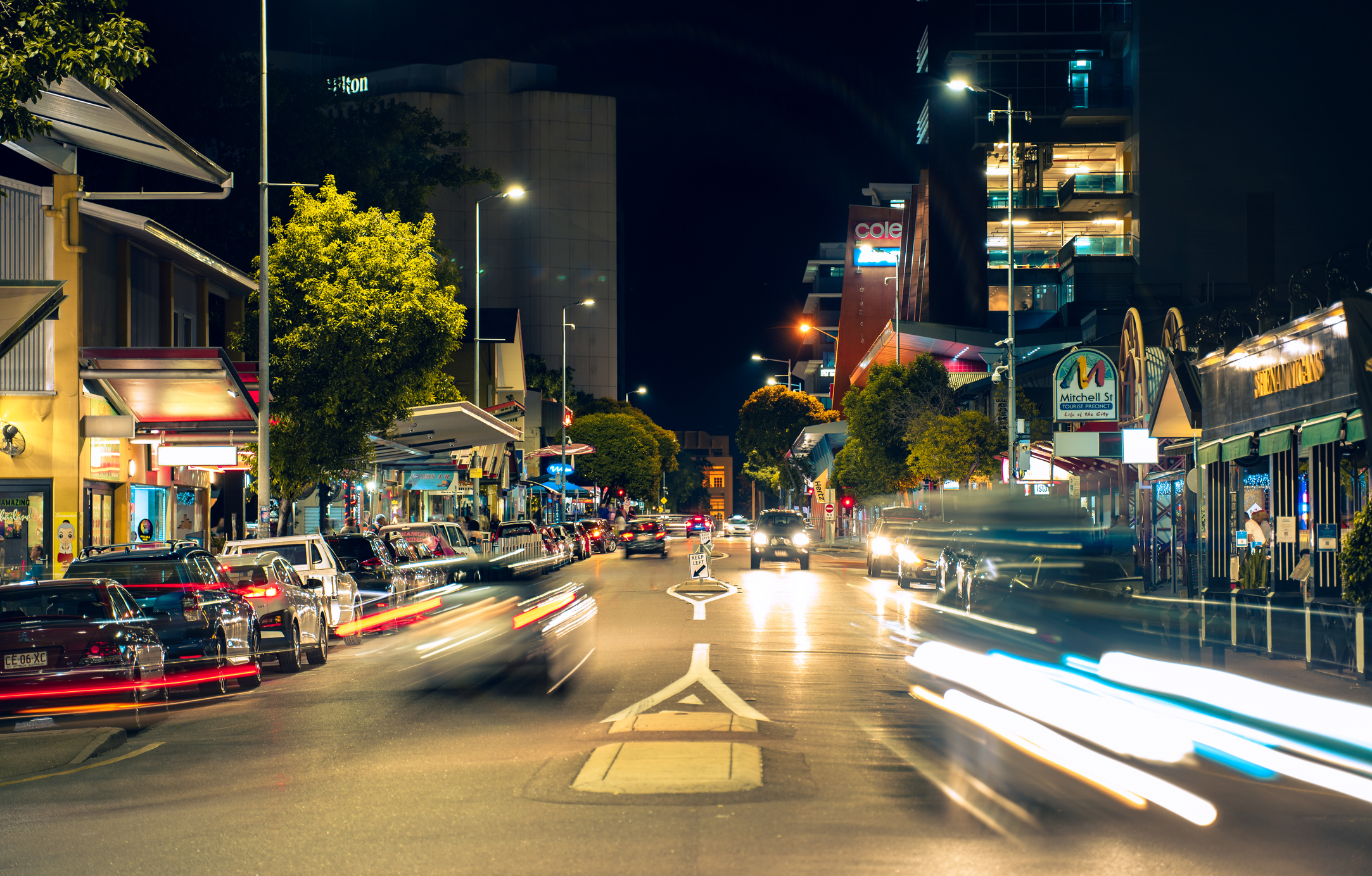 Darwin at Night
